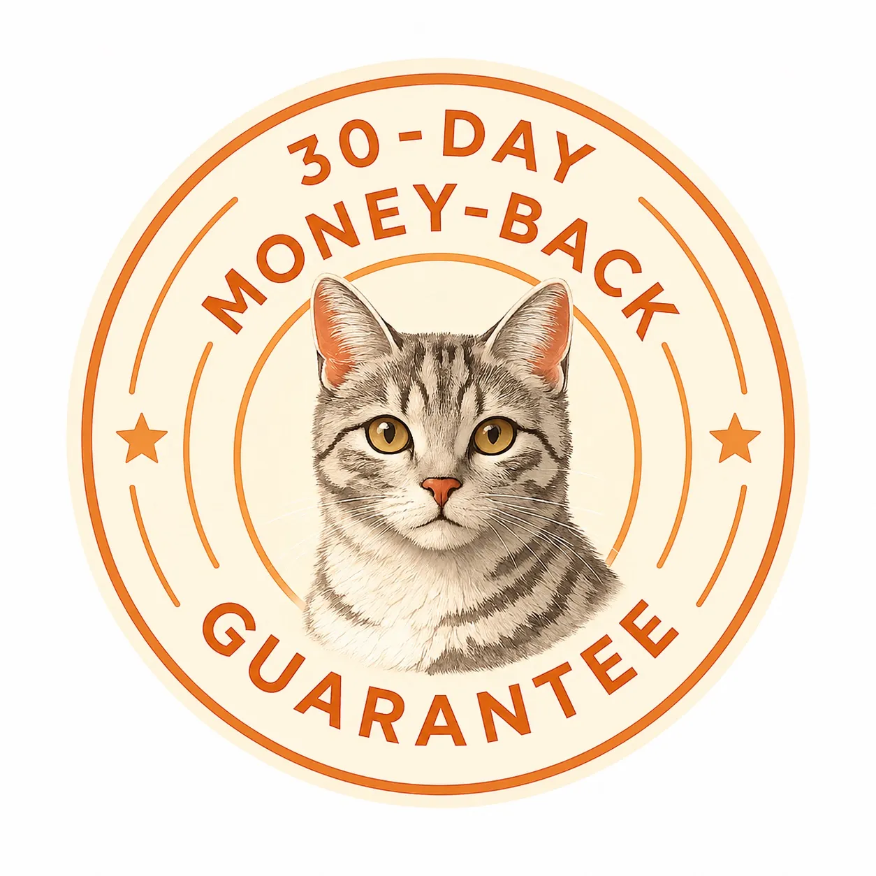 Money-back guarantee badge